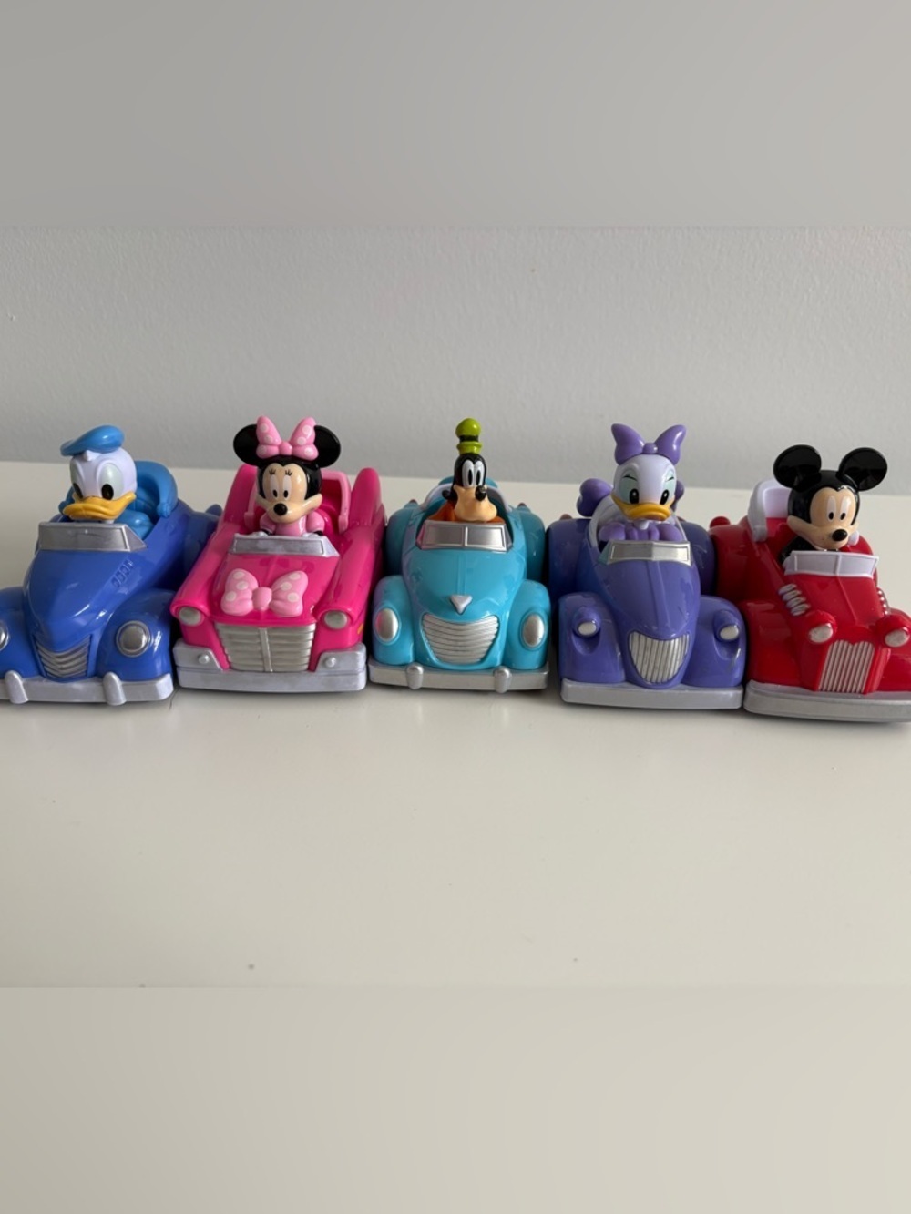 Disney Minnie, Goofy & Daisy Character Cars - Pink, Blue, Purple